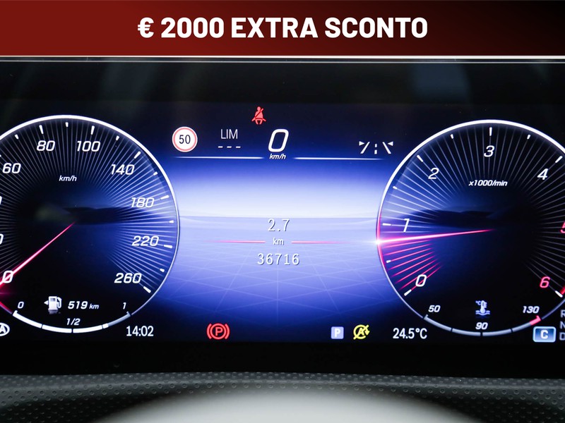 Mercedes Classe A 180 d amg line premium auto diesel nero