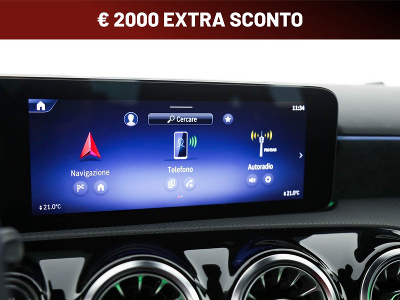 Mercedes Classe A 180 d amg line premium auto diesel nero