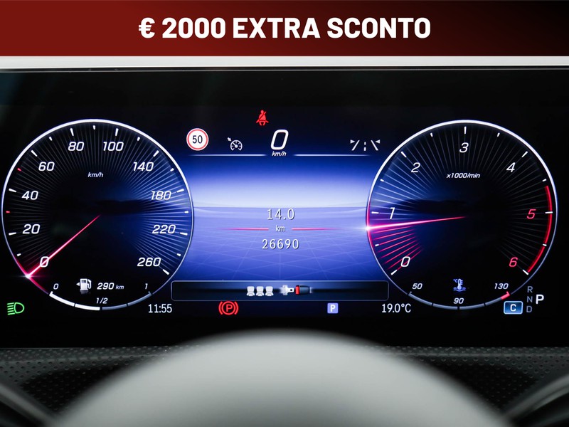 Mercedes Classe A 180 d amg line advanced plus auto diesel nero