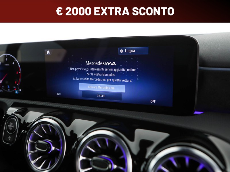 Mercedes Classe A 180 d amg line advanced plus auto diesel nero