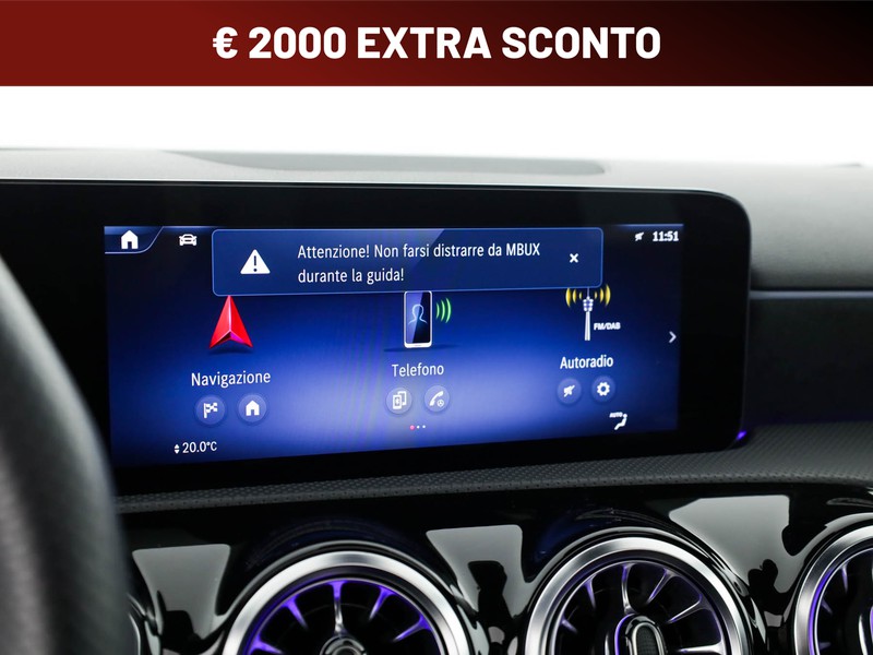 Mercedes Classe A 180 d amg line advanced plus auto diesel nero