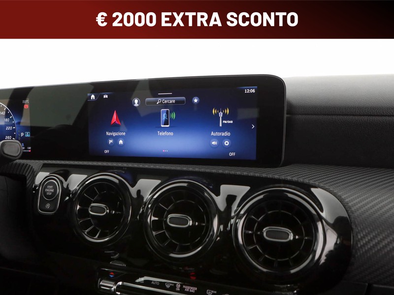 Mercedes Classe A 180 d advanced auto diesel grigio