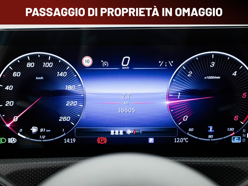 Mercedes Classe A 200 d amg line advanced plus auto diesel bianco