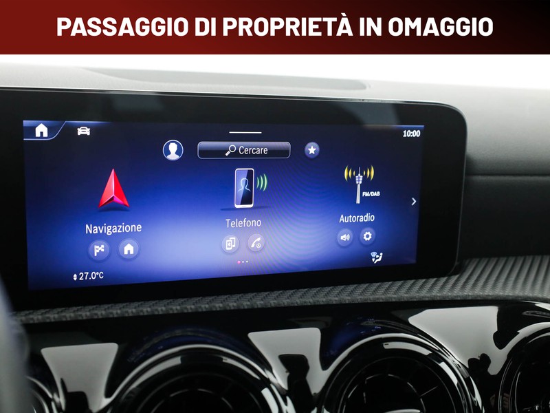 Mercedes Classe A 180 d executive auto diesel nero