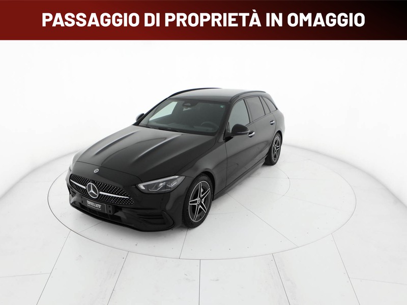 Mercedes Classe C SW sw 220 d mhev premium plus 4matic auto ibrido nero