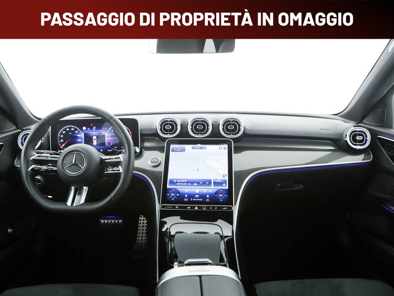 Mercedes Classe C SW sw 220 d mhev premium plus 4matic auto ibrido nero
