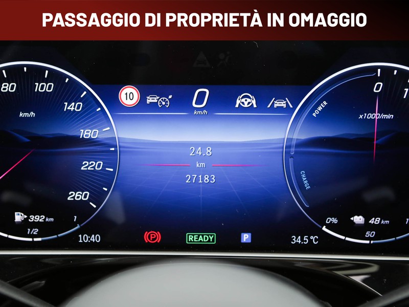 Mercedes Classe E SW sw 300 de phev amg line premium 4matic auto ibrido grigio