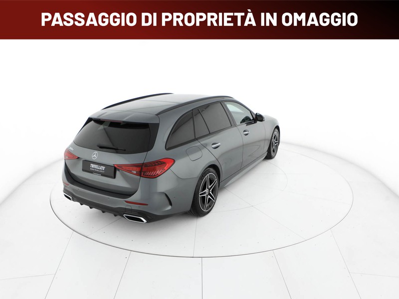 Mercedes Classe C SW sw 300 e phev premium auto ibrido grigio