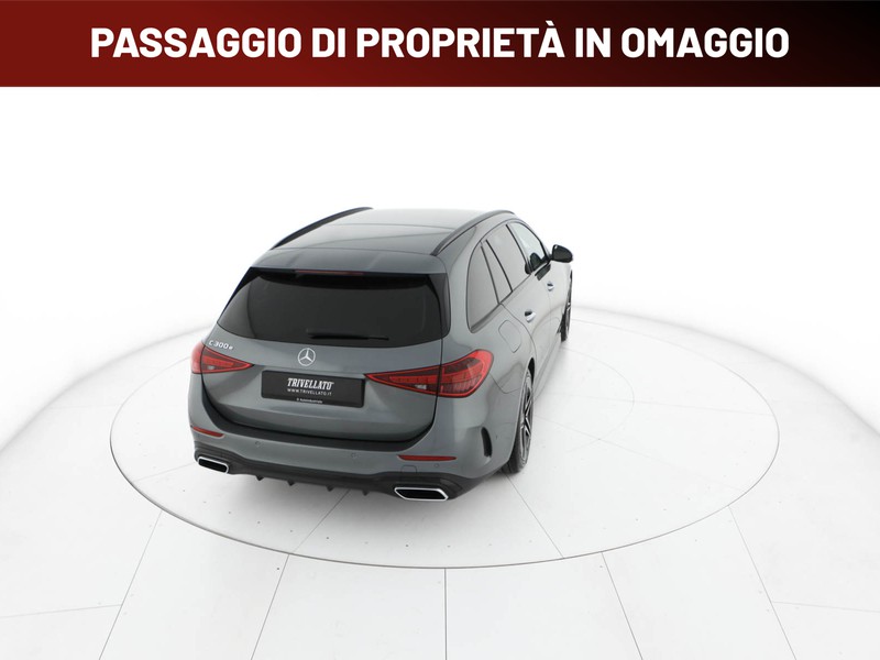Mercedes Classe C SW sw 300 e phev premium auto ibrido grigio