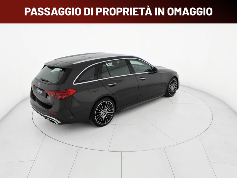 Mercedes Classe C SW sw 300 d mhev amg line premium auto ibrido grigio