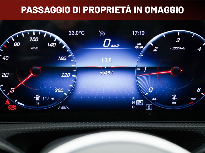 Mercedes Classe A 180 d sport night edition auto diesel argento