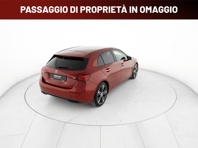 Mercedes Classe A 180 d progressive advanced plus auto diesel rosso