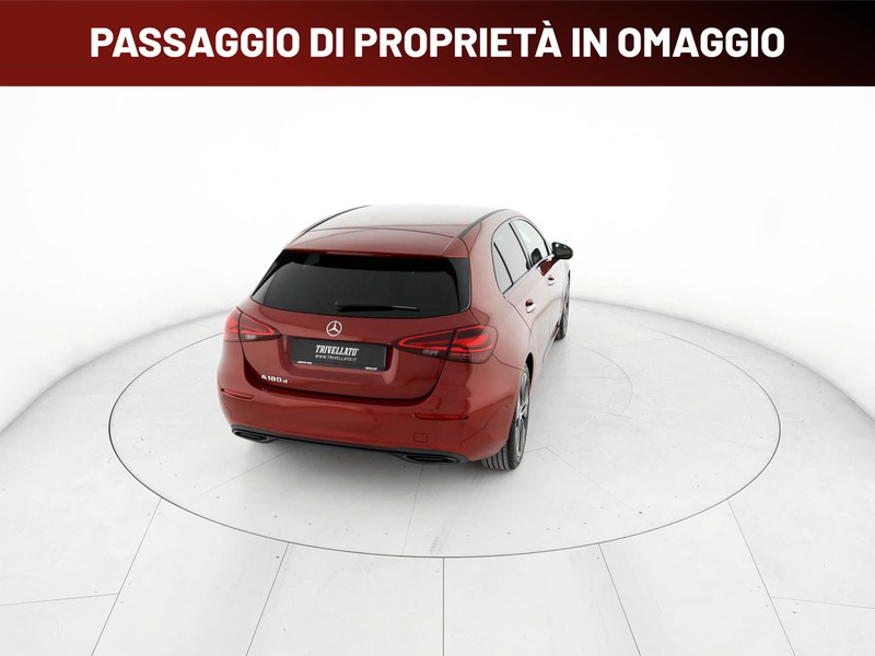 Mercedes Classe A 180 d progressive advanced plus auto diesel rosso
