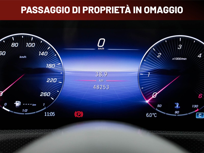 Mercedes Classe A 180 d progressive advanced plus auto diesel rosso