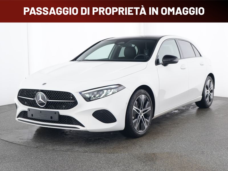 Mercedes Classe A 180 progressive advanced auto ibrido bianco