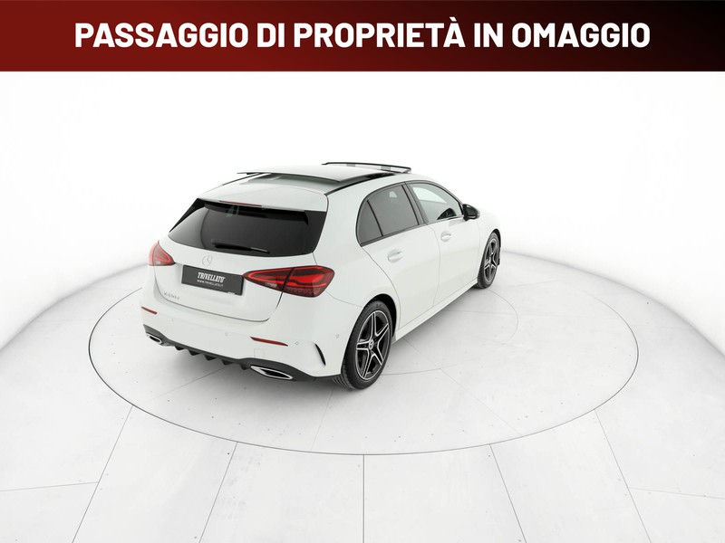 Mercedes Classe A 180 d amg line advanced plus auto diesel bianco