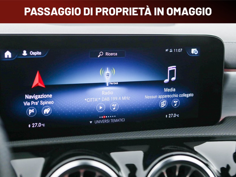 Mercedes Classe A 180 d premium night edition plus auto diesel nero