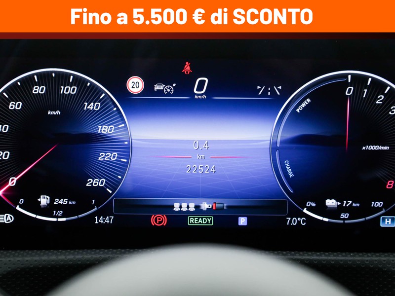 Mercedes Classe A 250 e phev amg line advanced plus auto ibrido grigio