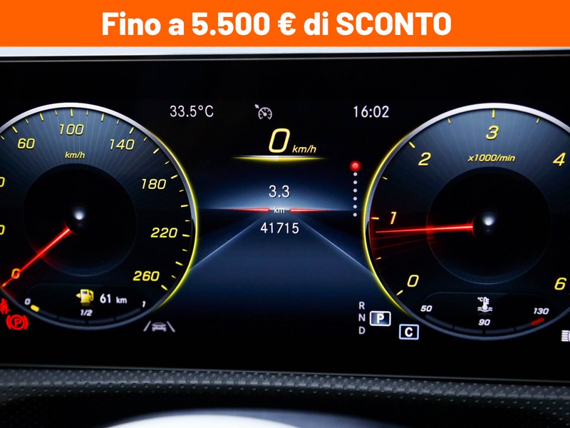 Mercedes Classe A 180 d sport auto diesel bianco