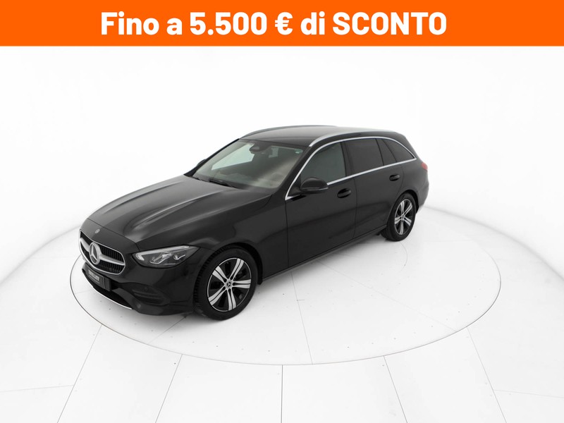 Mercedes Classe C SW sw 220 d mhev sport plus auto ibrido nero