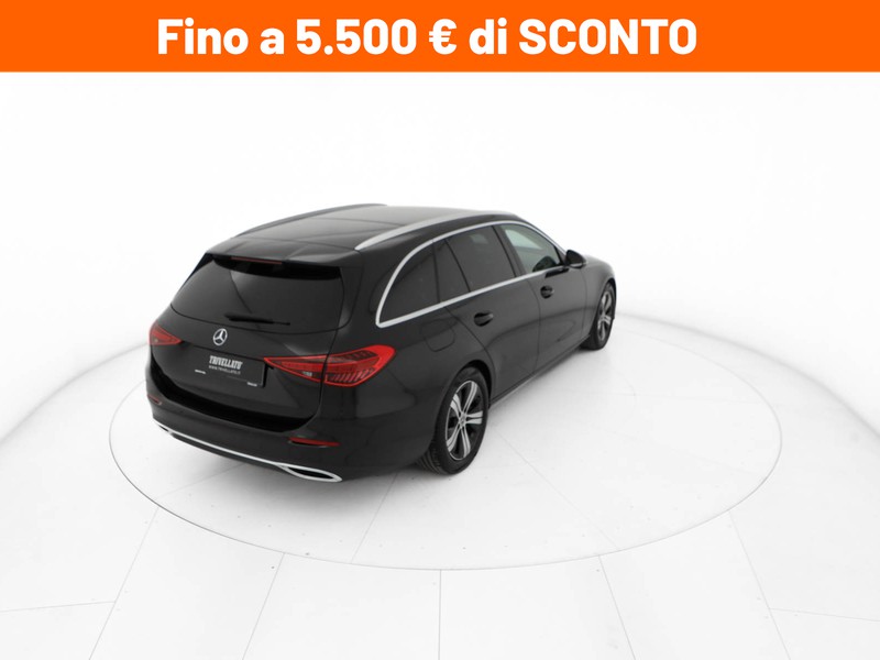 Mercedes Classe C SW sw 220 d mhev sport plus auto ibrido nero