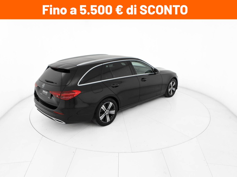Mercedes Classe C SW sw 220 d mhev sport plus auto ibrido nero