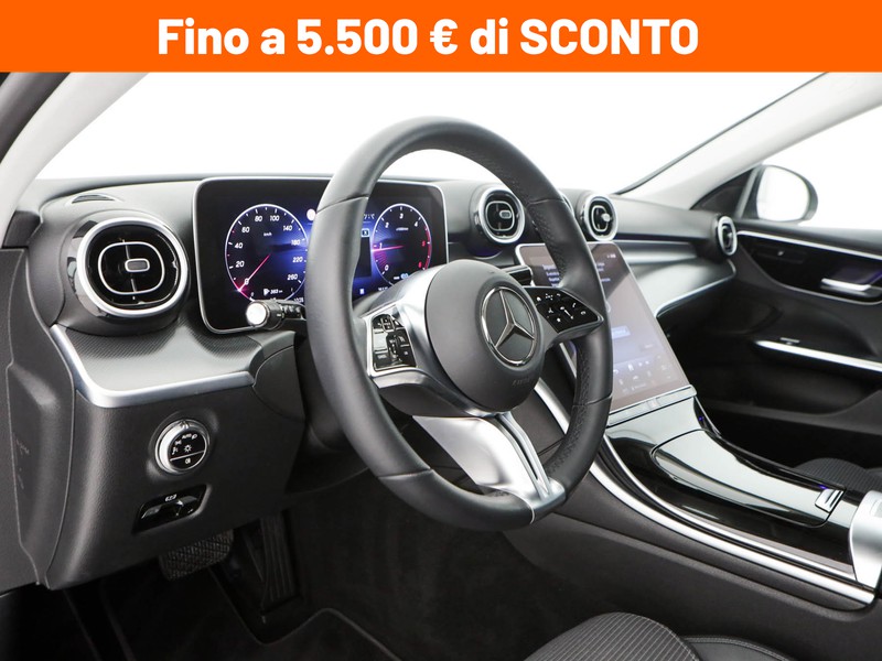 Mercedes Classe C SW sw 220 d mhev sport plus auto ibrido nero