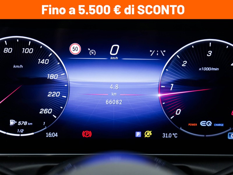 Mercedes Classe C SW sw 220 d mhev sport plus auto ibrido nero