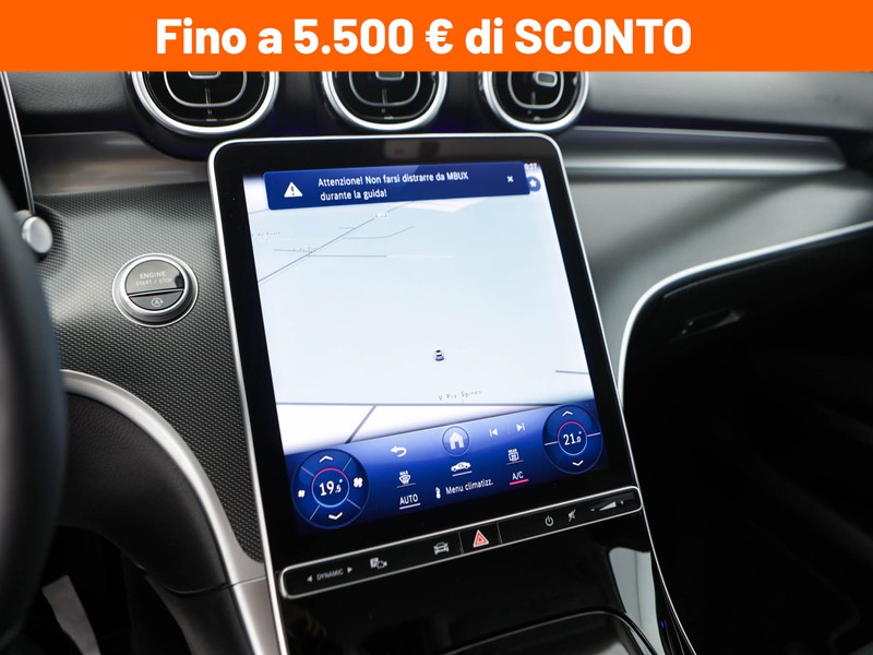 Mercedes Classe C SW sw 220 d mhev sport plus auto ibrido nero