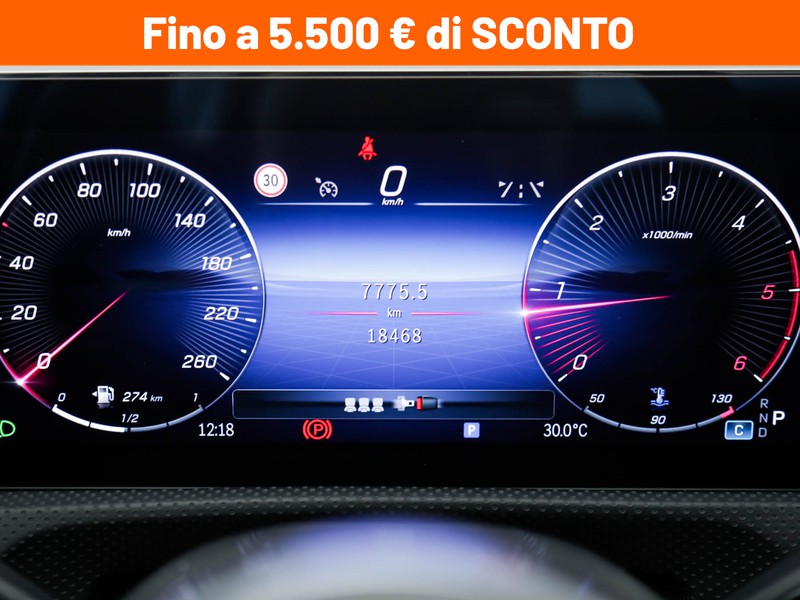 Mercedes CLA Coupè coupe 220 d progressive advanced auto diesel grigio