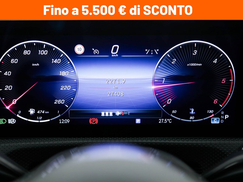 Mercedes CLA Coupè coupe 200 d progressive advanced auto diesel grigio