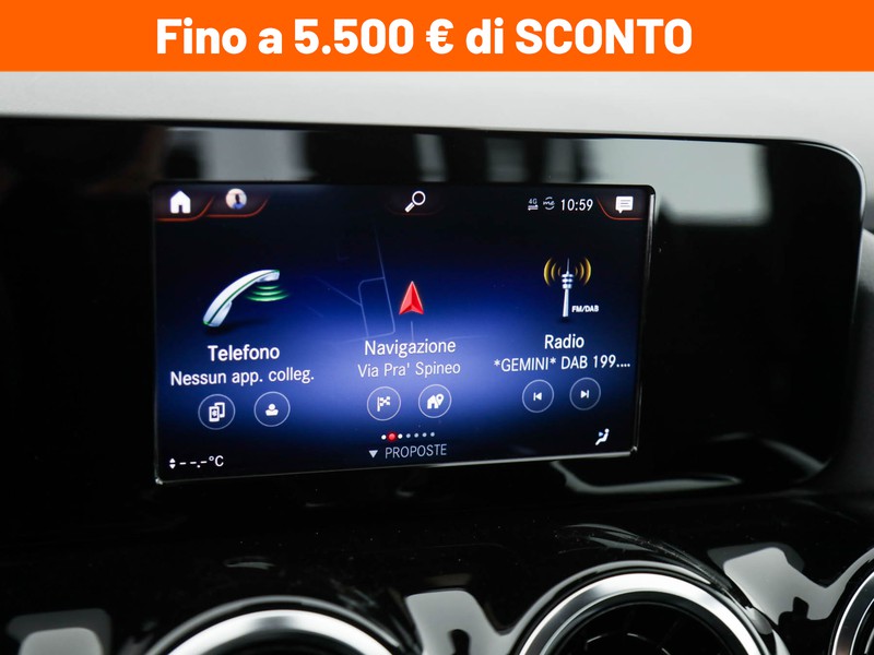 Mercedes Classe B 180 d executive diesel nero