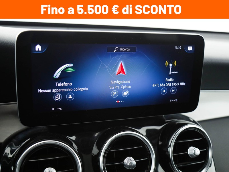 Mercedes GLC 220 d premium 4matic auto diesel argento