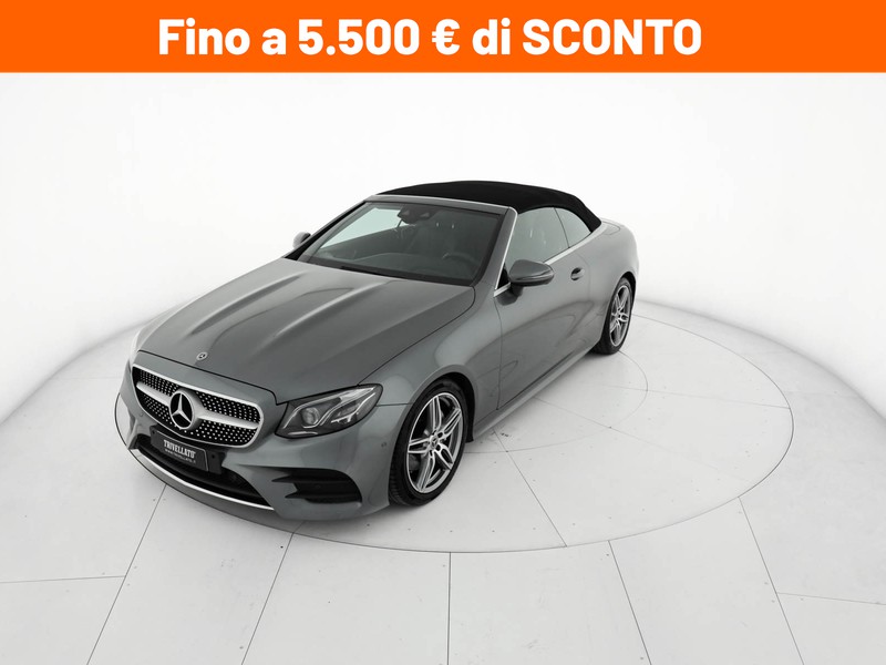 Mercedes Classe E Cabrio cabrio 220 d premium auto diesel argento