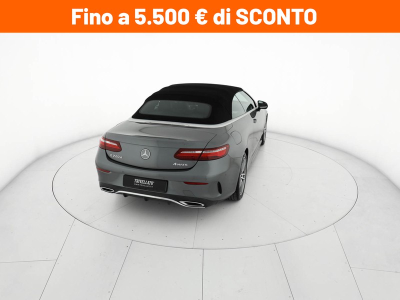 Mercedes Classe E Cabrio cabrio 220 d premium auto diesel argento