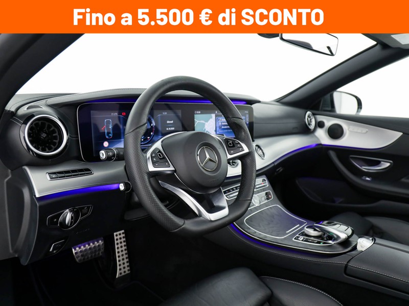Mercedes Classe E Cabrio cabrio 220 d premium auto diesel argento