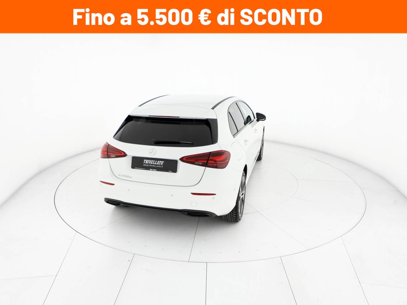 Mercedes Classe A 250 e phev progressive advanced auto ibrido bianco