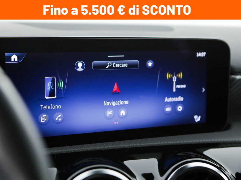 Mercedes Classe A 250 e phev progressive advanced auto ibrido bianco