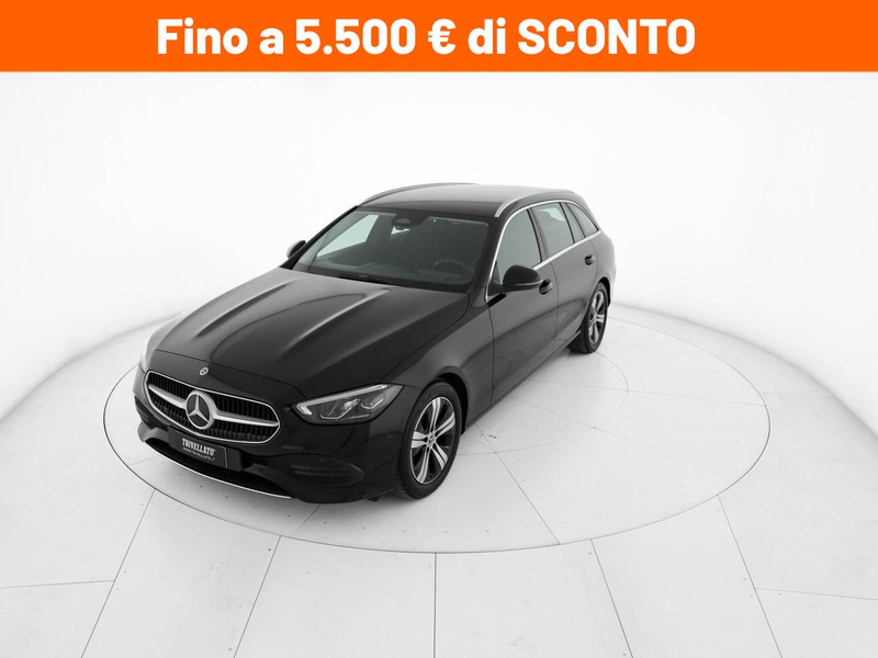 Mercedes Classe C SW sw 200 d mhev advanced auto ibrido nero