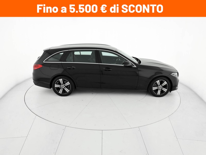 Mercedes Classe C SW sw 200 d mhev advanced auto ibrido nero