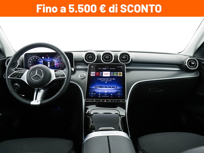 Mercedes Classe C SW sw 200 d mhev advanced auto ibrido nero