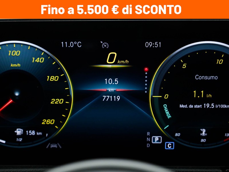 Mercedes GLB 200 d business extra auto diesel blu/azzurro