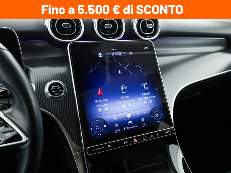 Mercedes GLC 220 d advanced 4matic auto ibrido nero
