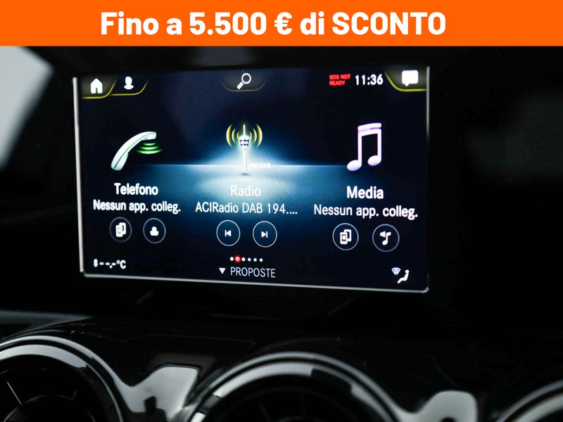 Mercedes GLA 180 d executive auto diesel nero