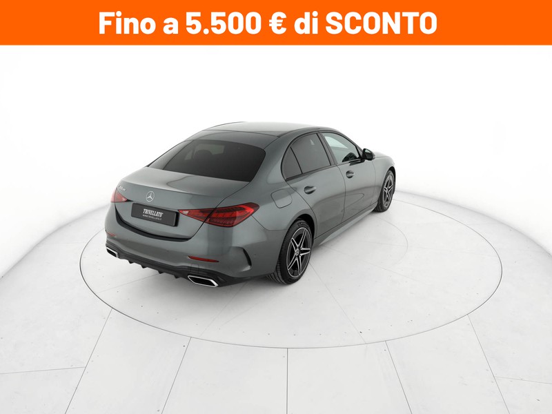 Mercedes Classe C Berlina 300 de phev amg line advanced auto ibrido grigio