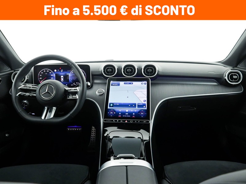 Mercedes Classe C Berlina 300 de phev amg line advanced auto ibrido grigio