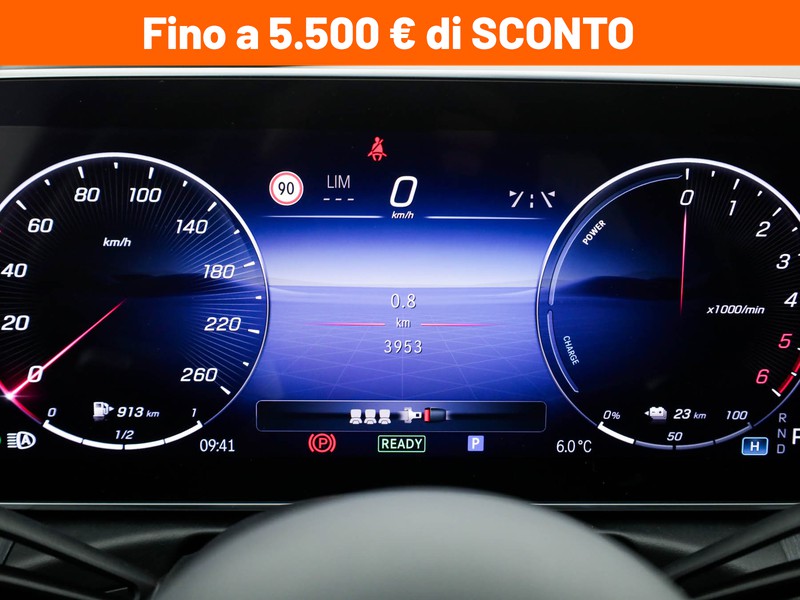 Mercedes Classe C Berlina 300 de phev amg line advanced auto ibrido grigio