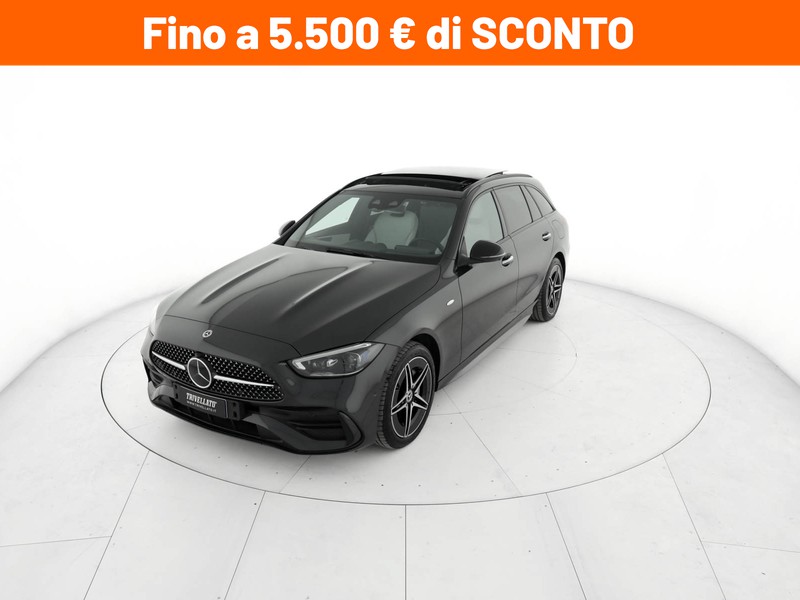 Mercedes Classe C SW sw 300 de phev amg line premium plus auto ibrido grigio