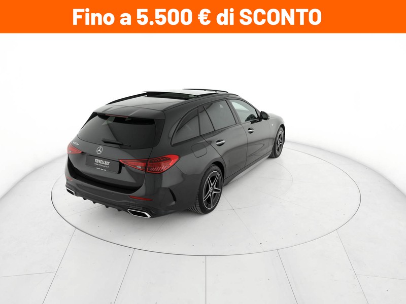 Mercedes Classe C SW sw 300 de phev amg line premium plus auto ibrido grigio