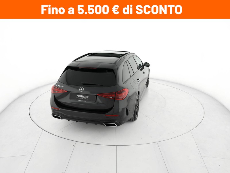 Mercedes Classe C SW sw 300 de phev amg line premium plus auto ibrido grigio